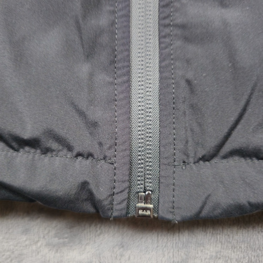 Alwrld Black Biodegradable Vest Full Zip Hooded Sleeveless Puffer Jacket Mens M - Picture 13 of 16